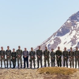 Group Photo Credit: Kosovo Defense Academy. Cadets from several institutions participating in training exercises.
