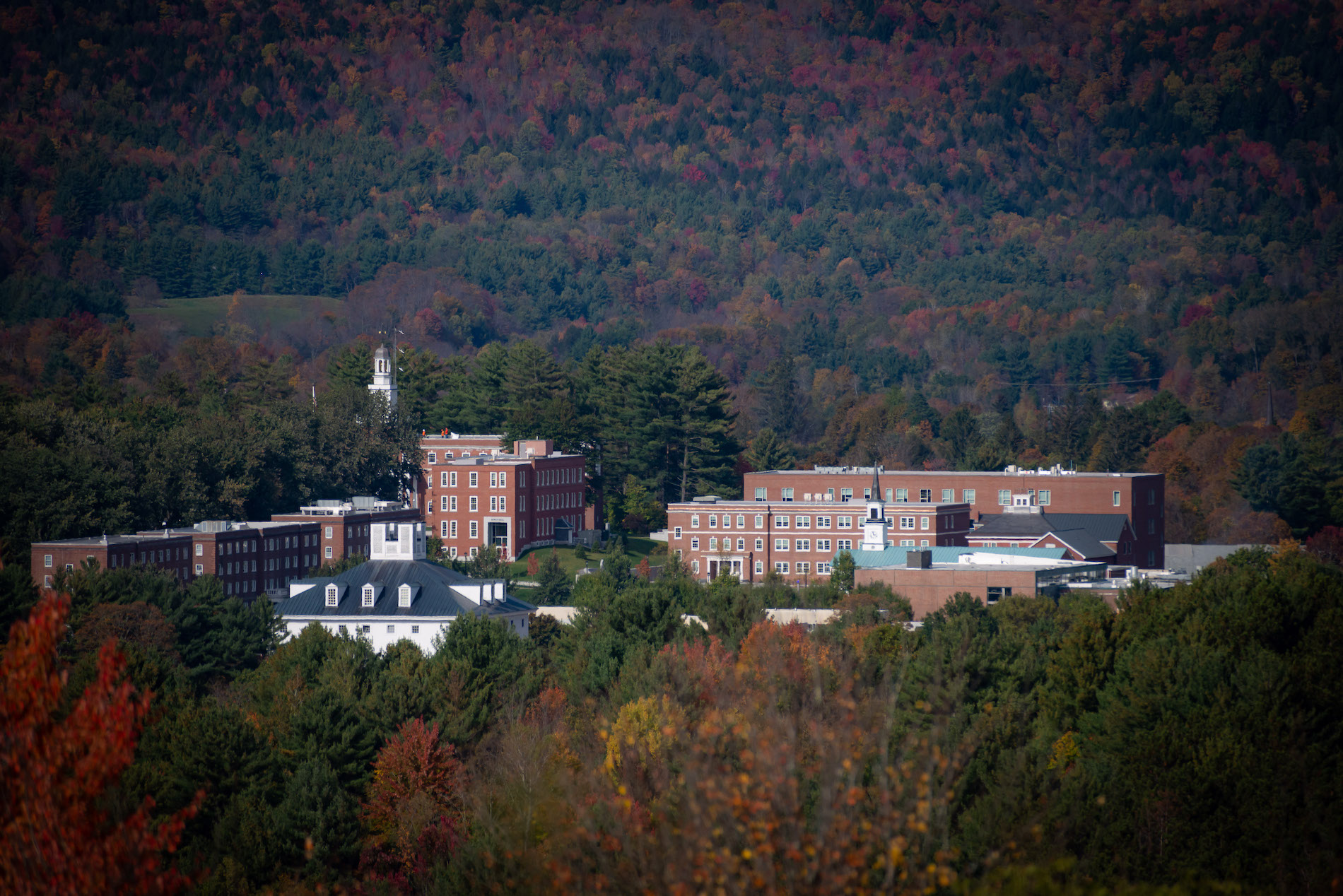 Image of the Norwich campus in fall