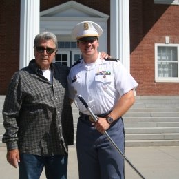 Alan R. Porretti ’70 and his grandson, Michael Nadeau ’25