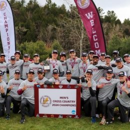 The Norwich University men's cross country team returned to the forefront of the Great Northeast Athletic Conference (GNAC) in emphatic style, winning the 2024 GNAC Men's Cross Country Championship on their home course on Saturday afternoon.