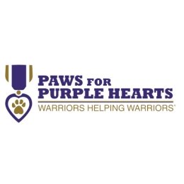 Paws for Purple Hearts Logo