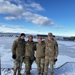 Norwich University Corps of Cadets at the 30th annual Penguin Plunge