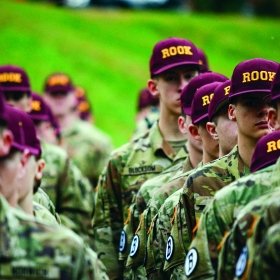 Norwich University Rooks in formation