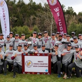 The Norwich University men's cross country team returned to the forefront of the Great Northeast Athletic Conference (GNAC) in emphatic style, winning the 2024 GNAC Men's Cross Country Championship on their home course on Saturday afternoon.