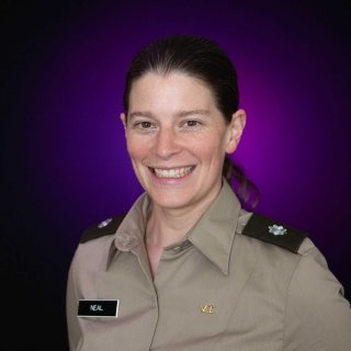 Allison Neal in uniform