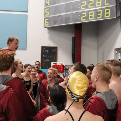 Norwich men and women swim and dive teams