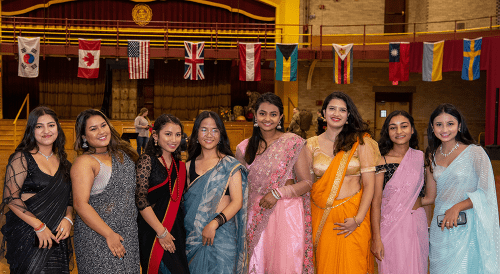 Celebration of Nations students in Plumley Armory