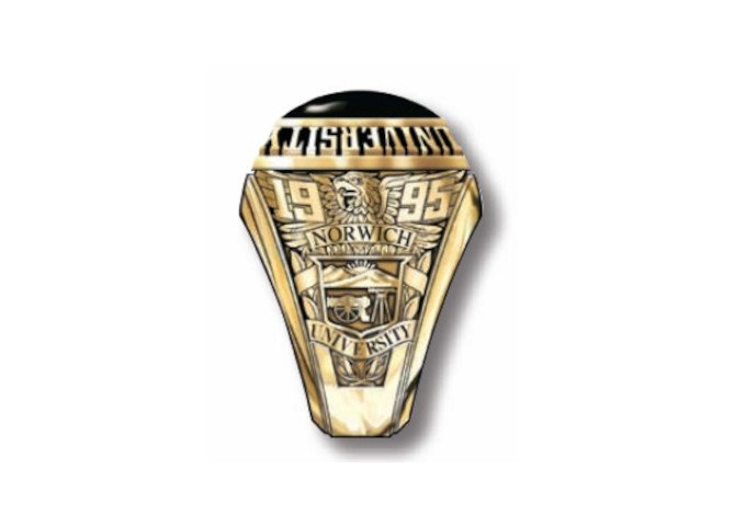 Norwich University civilian cndergrad class ring