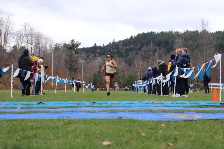 Cece Winters at a Cross Country Meet