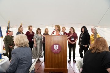 Dedication honoring 50 Years of Women at NU